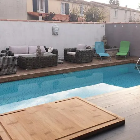 Villa 8p Piscine+ Spa+clim+ 4 Sdb Proche Des Plages Bompas (Pyrenees-Orientales)